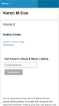 Mobile Screenshot of karenmcox.merytonpress.com